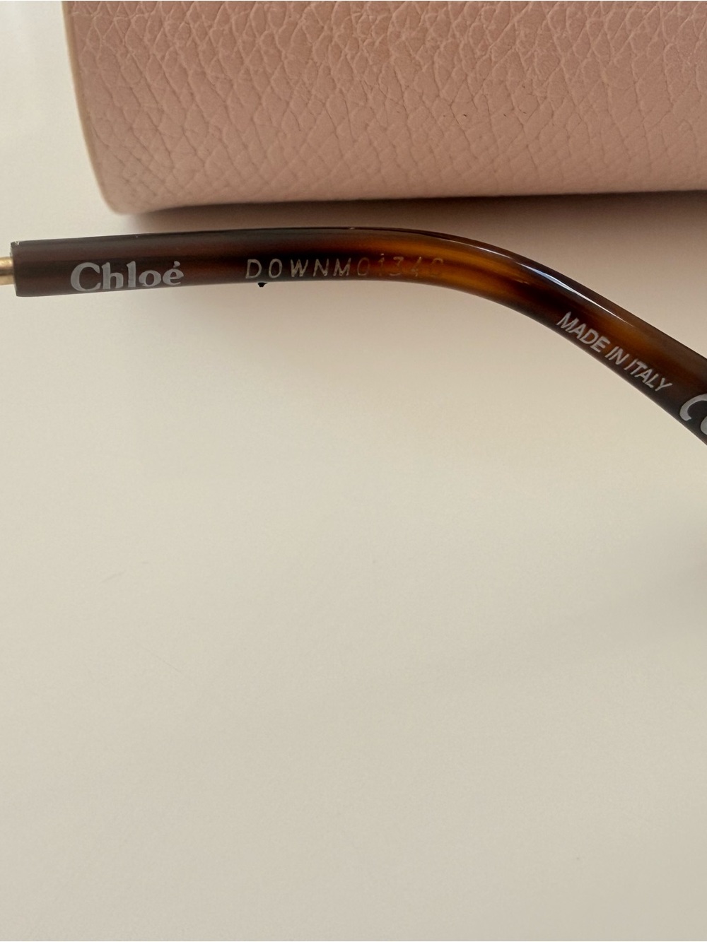 Chloe Octagon Geometric Gold Gradient Sunglasses with Original Box & Case - Picture 13 of 16